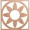 Ekena Millwork Blume Wood Fretwork Pierced Ceiling Medallion, Cherry, 20"OD x 7"ID x 3/8"T CMWP20X20X0375BLCH - alternate 1